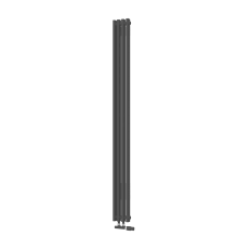 Радиатор КЗТО Quadrum NEO 50 V 1750-4 R RAL1T103S9005 (черный матовый муар)