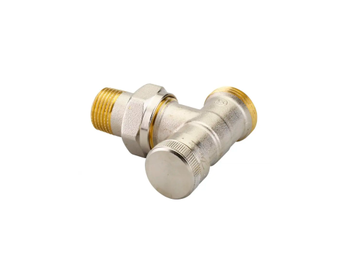 Клапан запорный Danfoss RLV 15 угловой с возможностью дренажа, наружная резьба Клапан запорный Danfoss RLV 15 угловой с возможностью дренажа, наружная резьба