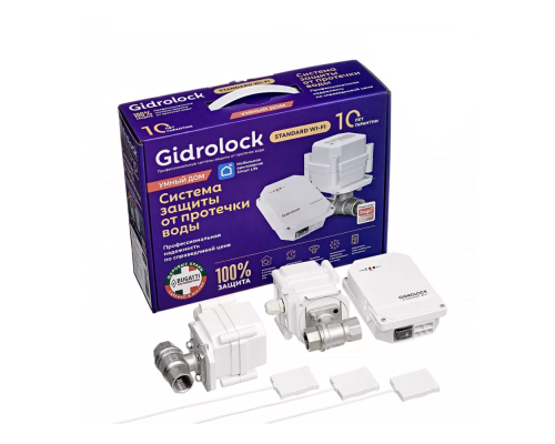 Комплект Gidrolock Standard Wi-Fi BUGATTI 1/2 Комплект Gidrolock Standard Wi-Fi BUGATTI 1/2