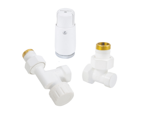 Комплект аксиальный Schlosser DN15 GZ 1/2* GW 1/2 с головкой Мини M30*1,5, Белый Комплект аксиальный Schlosser DN15 GZ 1/2* GW 1/2 с головкой Мини M30*1,5, Белый