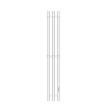 Полотенцесушитель электрический Primoclima Sol R E White 100*12 3