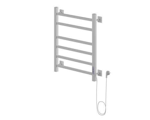 Полотенцесушитель электрический НИКА STEP-2 60/50 (тэн слева) RAL 9016 Полотенцесушитель электрический НИКА STEP-2 60/50 (тэн слева) RAL 9016