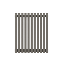 Радиатор КЗТО QUADRUM 30 V 1 2000-14 Серый светлый металлик муар
