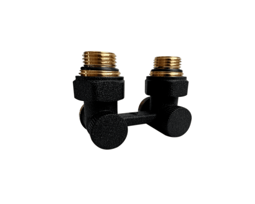 Узел нижнего подключения КЗТО PREMIUM 1/2ʹ х 3/4ʹ Eurokonus, угловой RAL TP26X-M215249005