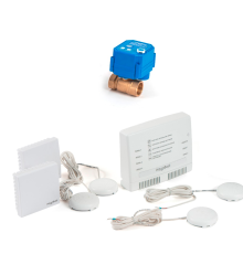 Беспроводной комплект защиты от протечек воды БАСТИОН AquaBast Коттедж 1/2”-RF