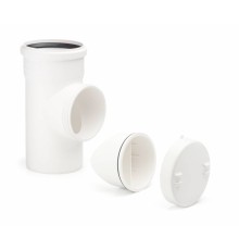 Ревизия Rehau RAUPIANO Plus 110 с резиновым уплотнительным кольцом