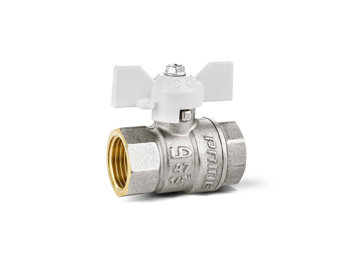 Кран шаровой латунный LD Pride 47.15.B-B.Б (White) Кран шаровой латунный LD Pride 47.15.B-B.Б (White)