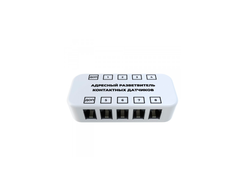Разветвитель EctoControl для контактных датчиков адресный RS485 (Modbus) ДОП Разветвитель EctoControl для контактных датчиков адресный RS485 (Modbus) ДОП