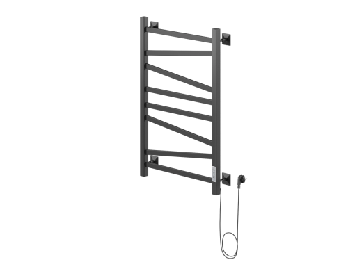 Полотенцесушитель электрический НИКА STEP-4 80/50 (тэн справа) RAL 9005 матовый Полотенцесушитель электрический НИКА STEP-4 80/50 (тэн справа) RAL 9005 матовый