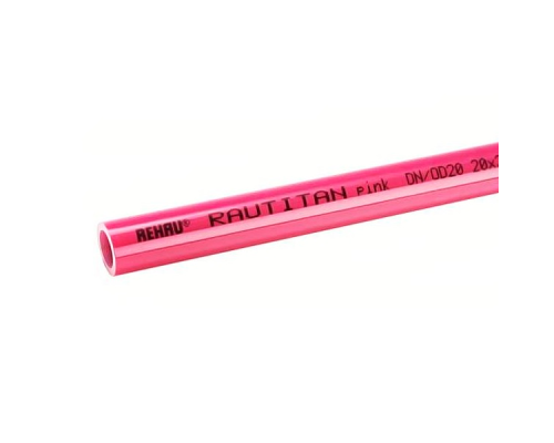 Труба отопительная REHAU Rautitan pink 50х6,9мм, прямые отрезки 6м Труба отопительная REHAU Rautitan pink 50х6,9мм, прямые отрезки 6м