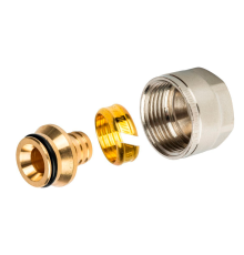 Фитинги компрессионные STOUT для труб PEX 16х2,2х3/4