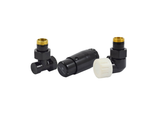 Комплект Schlosser DN15 GZ1/2x GW 1/2 трехосевой правый с головкой Мини M30x1,5, Черный Комплект Schlosser DN15 GZ1/2x GW 1/2 трехосевой правый с головкой Мини M30x1,5, Черный