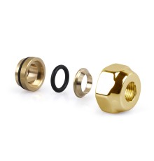 Фитинг SR Rubinetterie для медной трубы, герметичный O-Ring, цвет золото