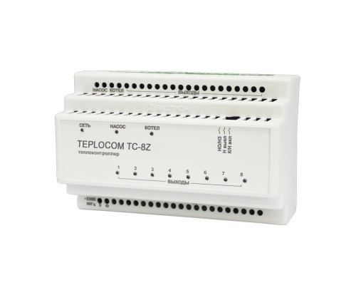 Теплоконтроллер TEPLOCOM TC-8Z БАСТИОН Теплоконтроллер TEPLOCOM TC-8Z БАСТИОН