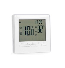 Термостат комнатный TEPLOCOM TSFR-Prog-220/3A 2-х канальный прогр., реле 250В, 3А