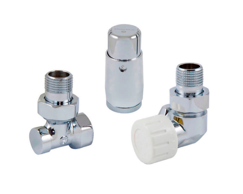 Комплект Schlosser DN15 GZ1/2 x GW1/2 осевой правый с головкой Мини M30x1,5, Хром Комплект Schlosser DN15 GZ1/2 x GW1/2 осевой правый с головкой Мини M30x1,5, Хром