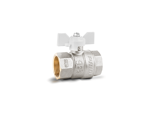 Кран шаровой латунный LD Pride 47.20.B-B.Б (White) Кран шаровой латунный LD Pride 47.20.B-B.Б (White)