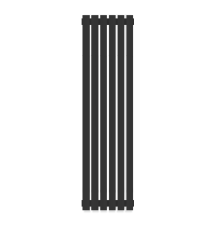 Радиатор КЗТО QUADRUM 40 V 1500-8 Структурный черный шелк