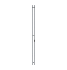 Полотенцесушитель электрический Primoclima Sol R C E Graphite 150*6 2