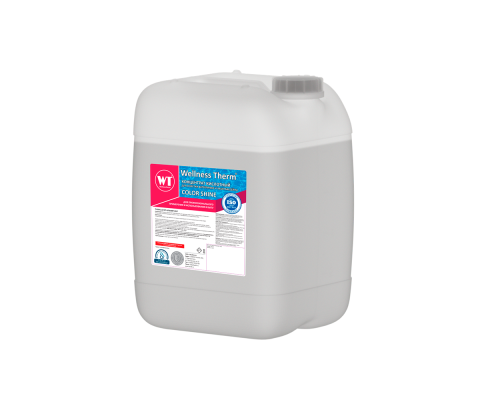 Концентрат Wellness Therm COLOR SHINE для очистки ватерлинии и чаши бассейна 5 л. Концентрат Wellness Therm COLOR SHINE для очистки ватерлинии и чаши бассейна 5 л.