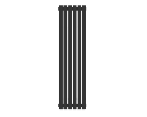 Радиатор КЗТО QUADRUM 40 V 1750-14 Структурный черный шелк Радиатор КЗТО QUADRUM 40 V 1750-14 Структурный черный шелк