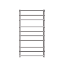 Полотенцесушитель водяной Primoclima Step Water Inox 100*50 3_4_3