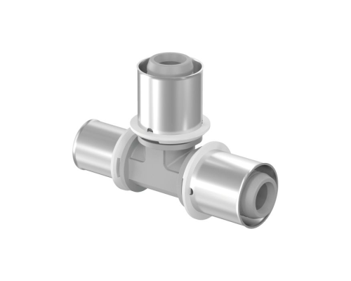 Тройник Uponor S-Press PPSU редукционный композиционный 16x20x16 Тройник Uponor S-Press PPSU редукционный композиционный 16x20x16