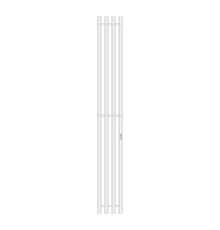 Полотенцесушитель электрический Primoclima Sol R C E White 150*18 4