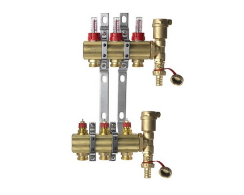 Комплект коллекторов Danfoss FHF-3F set, 3 контура Комплект коллекторов Danfoss FHF-3F set, 3 контура