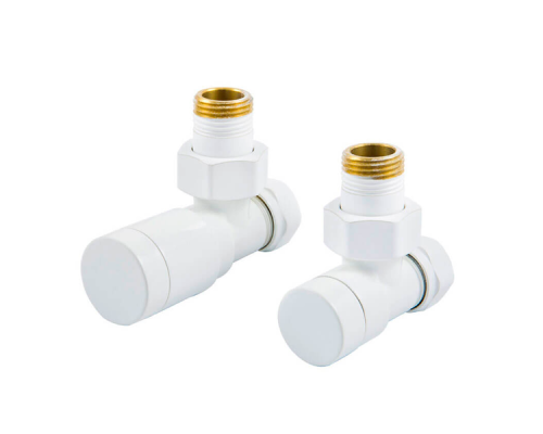 Комплект клапанов Schlosser ELEGANT GZ 1/2 х GW 1/2, угловой, с ручной регулировкой, Белый Комплект клапанов Schlosser ELEGANT GZ 1/2 х GW 1/2, угловой, с ручной регулировкой, Белый