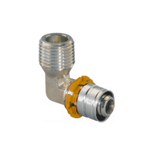 Угольник UPONOR S-PRESS PLUS с наружной резьбой 20-R3/4
