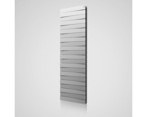 Биметаллический радиатор Royal Thermo PianoForte TOWER, Silver Satin, количество секций 22 Биметаллический радиатор Royal Thermo PianoForte TOWER, Silver Satin, количество секций 22