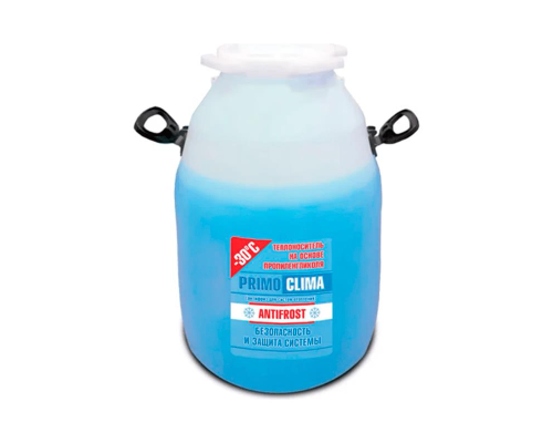 Теплоноситель Primoclima Antifrost (Пропиленгликоль) -30C 50 кг бочка (цвет синий)