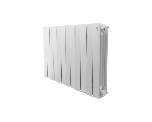 Секционный биметаллический радиатор Royal Thermo PianoForte 500, Bianco Traffico, секций 12 Секционный биметаллический радиатор Royal Thermo PianoForte 500, Bianco Traffico, секций 12