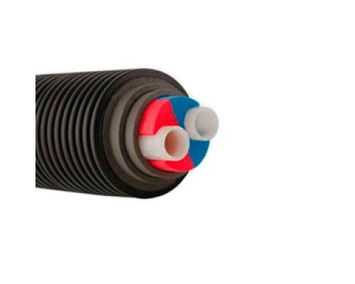 Труба Uponor ECOFLEX THERMO TWIN 2X50X6,9/200 PN10, Бухта 100м Труба Uponor ECOFLEX THERMO TWIN 2X50X6,9/200 PN10, Бухта 100м