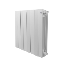 Секционный биметаллический радиатор Royal Thermo PianoForte 500, Bianco Traffico, секций 8