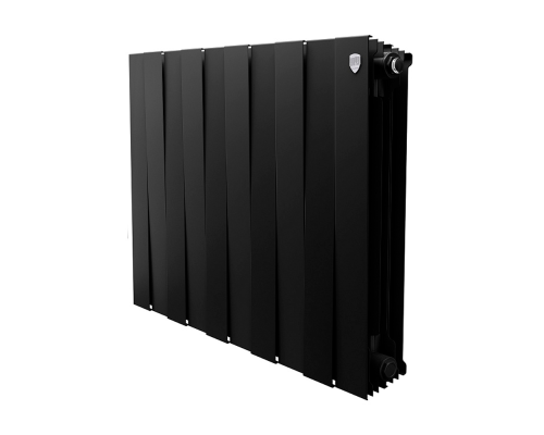 Секционный биметаллический радиатор Royal Thermo PianoForte 500, Noir Sable, количество секций 10 Секционный биметаллический радиатор Royal Thermo PianoForte 500, Noir Sable, количество секций 10