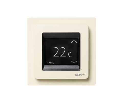 Терморегулятор DEVIreg™ Touch с комбинацией датчиков, бежевый, 16А