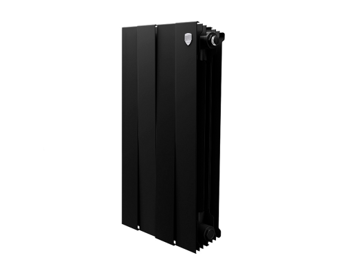 Секционный биметаллический радиатор Royal Thermo PianoForte 500, Noir Sable, количество секций 4 Секционный биметаллический радиатор Royal Thermo PianoForte 500, Noir Sable, количество секций 4