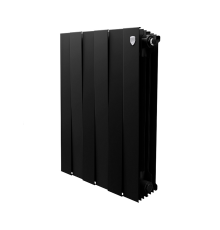 Секционный биметаллический радиатор Royal Thermo PianoForte 500, Noir Sable, количество секций 6