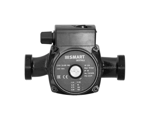 Циркуляционный насос Smart Install CPS 25-80 180 3-х скоростной Циркуляционный насос Smart Install CPS 25-80 180 3-х скоростной