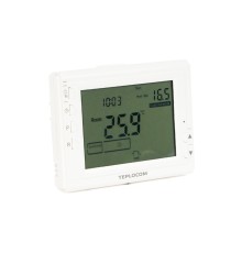 Проводной программируемый комнатный термостат TEPLOCOM TS-Prog-2AA/8A БАСТИОН