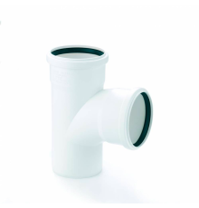 Тройник Rehau 110/110/87° max flow (гидравлический оптимизированный радиус изгиба)