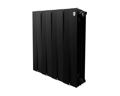 Секционный биметаллический радиатор Royal Thermo PianoForte 500, Noir Sable, количество секций 8 Секционный биметаллический радиатор Royal Thermo PianoForte 500, Noir Sable, количество секций 8
