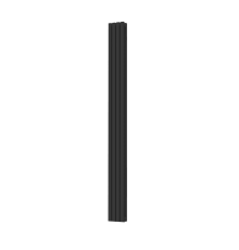 Радиатор КЗТО QUADRUM 30 V 2- 1750-4 RAL1T103S9005 (черный матовый муар)