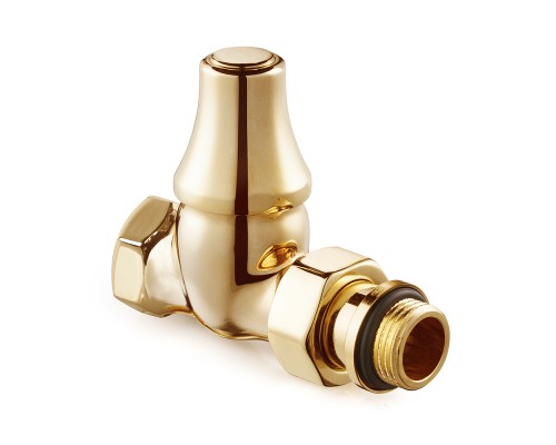 Запорный клапан SR Rubinetterie прямой серия Old Style 1/2, цвет золото Запорный клапан SR Rubinetterie прямой серия Old Style 1/2, цвет золото