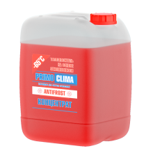 Теплоноситель Primoclima Antifrost концентрат (Этиленгликоль) -65C 10 кг канистра (цвет красный)