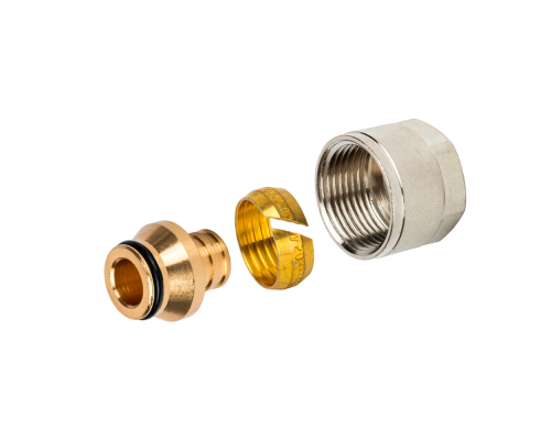 Фитинги компрессионные STOUT для труб PEX 20х2,8х3/4