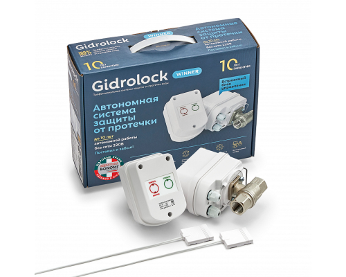 Комплект Gidrolock WINNER Z-Wave 1/2 Комплект Gidrolock WINNER Z-Wave 1/2