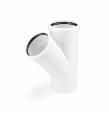Тройник Rehau 110/50/45°